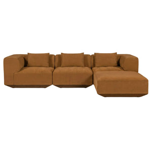 Goodwin Lounge Modular Sectional Cognac