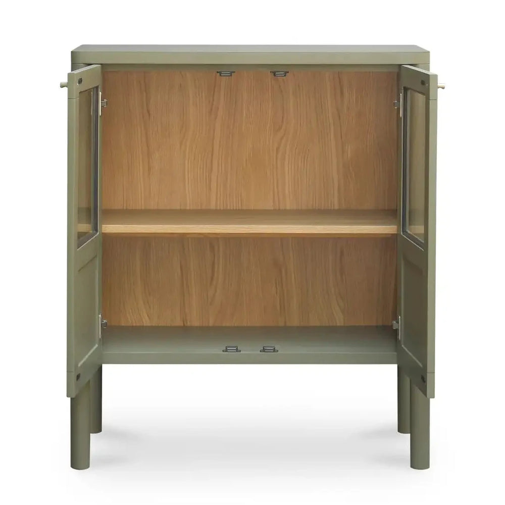 Sage Green & Bronze Cabinet