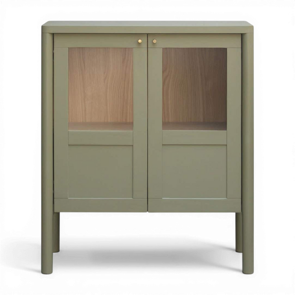 Sage Green & Bronze Cabinet