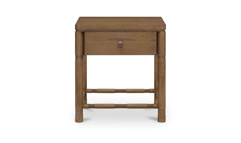 Evermore 1 Drawer Nightstand Brown
