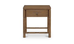 Evermore 1 Drawer Nightstand Brown