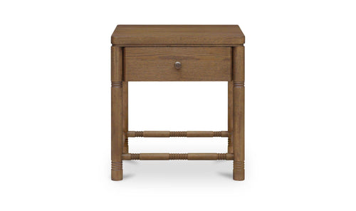 Evermore 1 Drawer Nightstand Brown