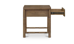 Evermore 1 Drawer Nightstand Brown