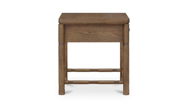 Evermore 1 Drawer Nightstand Brown