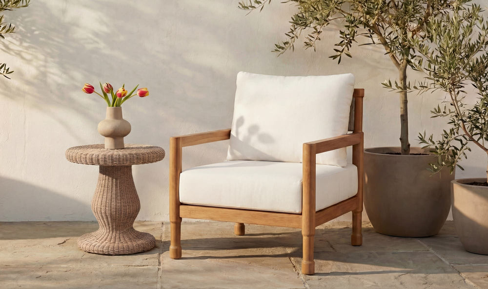 Emmeline Outdoor Side Table Natural