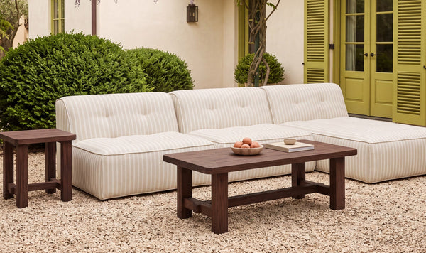 Marcus Outdoor Side Table Brown