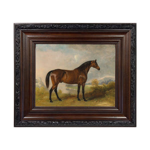 A Bay Hunter Vintage Painting Print on Canvas