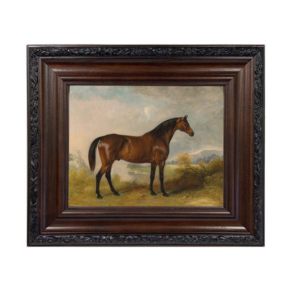 A Bay Hunter Vintage Painting Print on Canvas