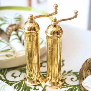 8" Brass Salt Mill - 8"