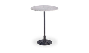Tori Outdoor Bar Table White Marble