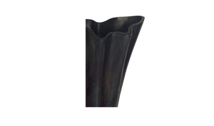 Yeri Cast Aluminum Vase Black