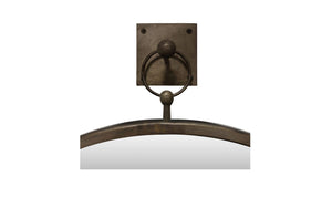 Cameo Mirror Aged Brass