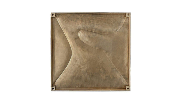 Bode Wall Sculpture Aged Brass