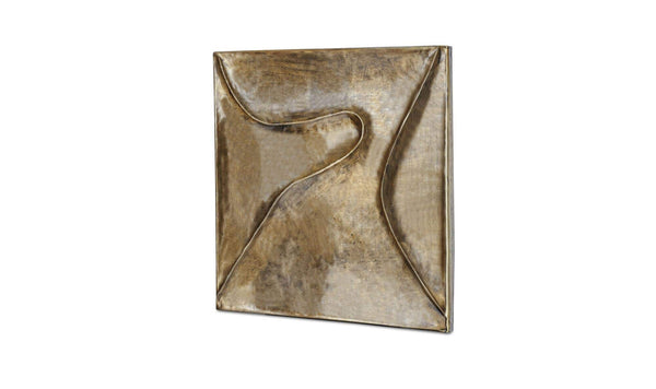 Bode Wall Sculpture Aged Brass