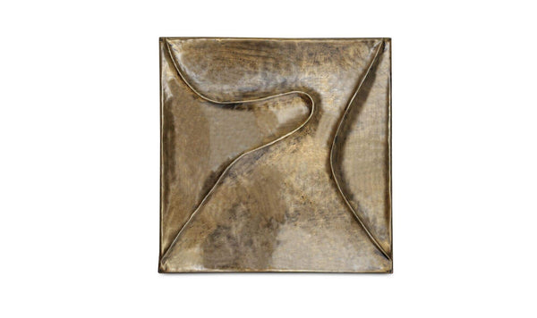 Bode Wall Sculpture Aged Brass