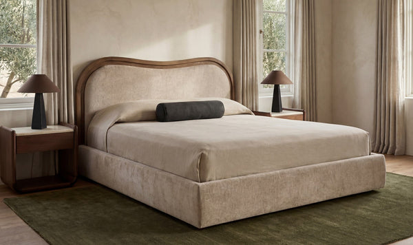 Camilla Queen Bed Oat
