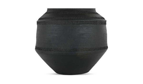 Astra Vessel Black Terracotta