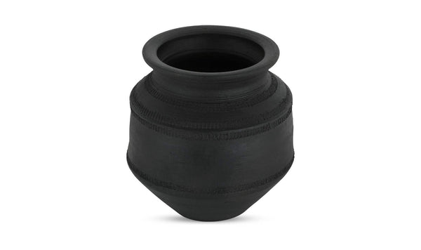 Astra Vessel Black Terracotta