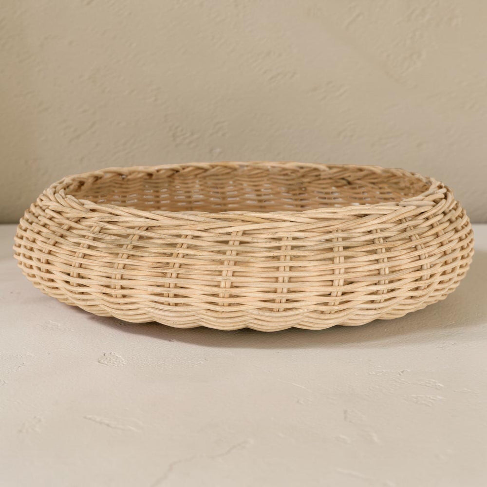 Woven Cane Bowl Natural