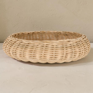 Woven Cane Bowl Natural