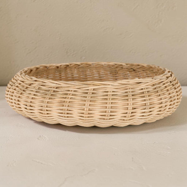 Woven Cane Bowl Natural
