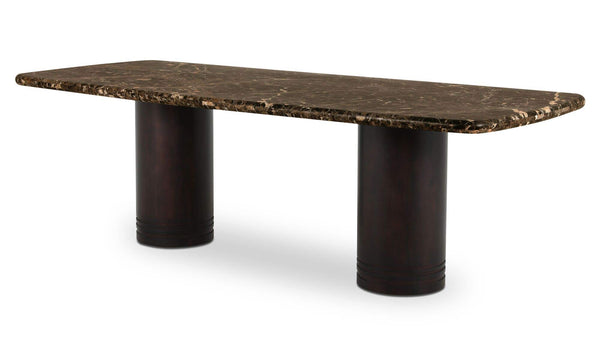 Daphne Dining Table Large Dark Emperador Marble