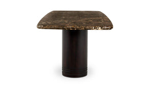 Daphne Dining Table Large Dark Emperador Marble