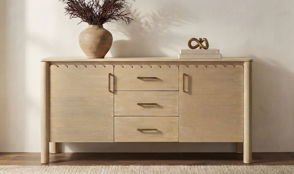 Wiley 3 Drawer Sideboard Natural