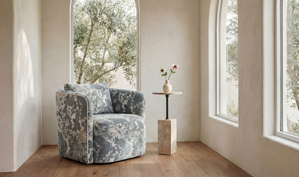 Caro Side Table Travertine