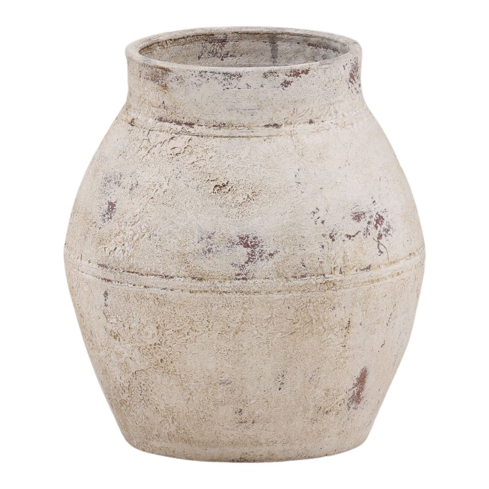 Antique Brown Ceramic Vase