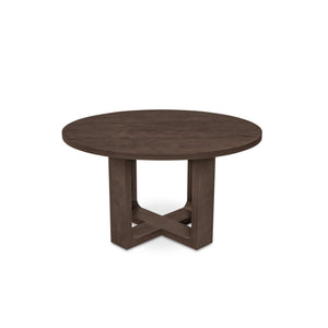 Hayes Dining Table Rustic Brown