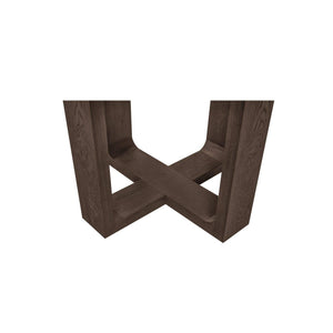 Hayes Dining Table Rustic Brown