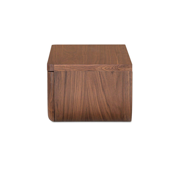 Hettie Floating Nightstand Dark Brown