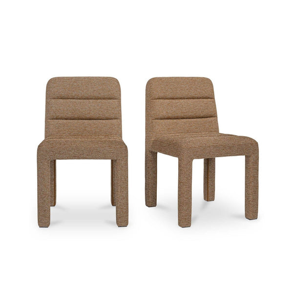 Hollin Dining Chair Speckled Brown-Set of Two