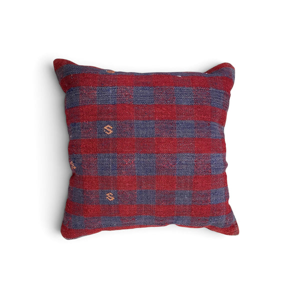 Vintage Fabric Pillow 16" x 17"