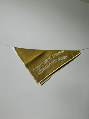 Linen Blend Napkin - Asparagus