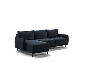 Dolphin Full XL Reversible Chaise Size Sleeper by Luonto