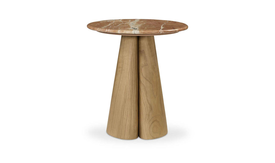 Kaleta Side Table Rosso Alicante Marble