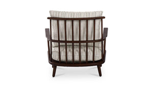 Griffin Accent Chair Beige Stripe