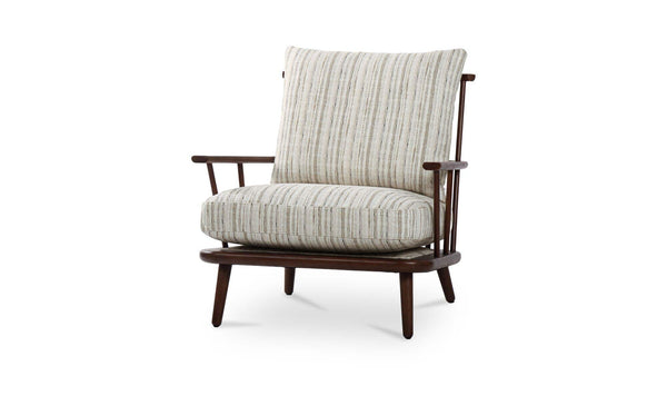 Griffin Accent Chair Beige Stripe