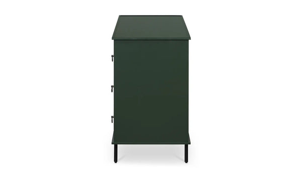 Hunter Green 6 Drawer Dresser