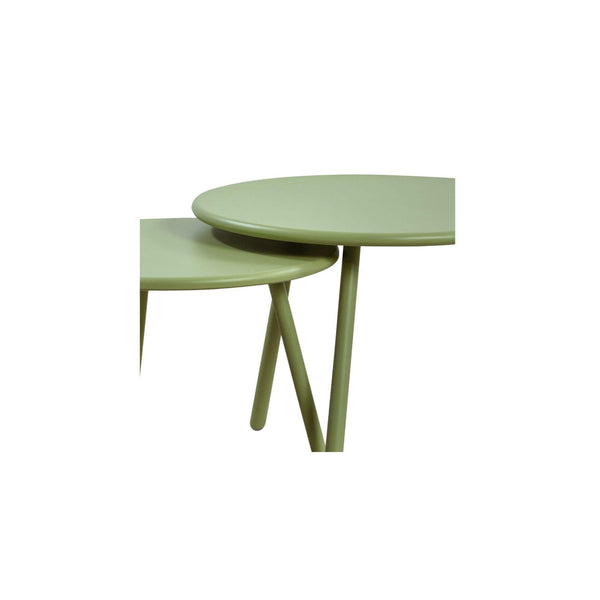 Kari Outdoor Nesting Coffee Table Green
