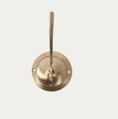 Round Mount Brass Wall Hook