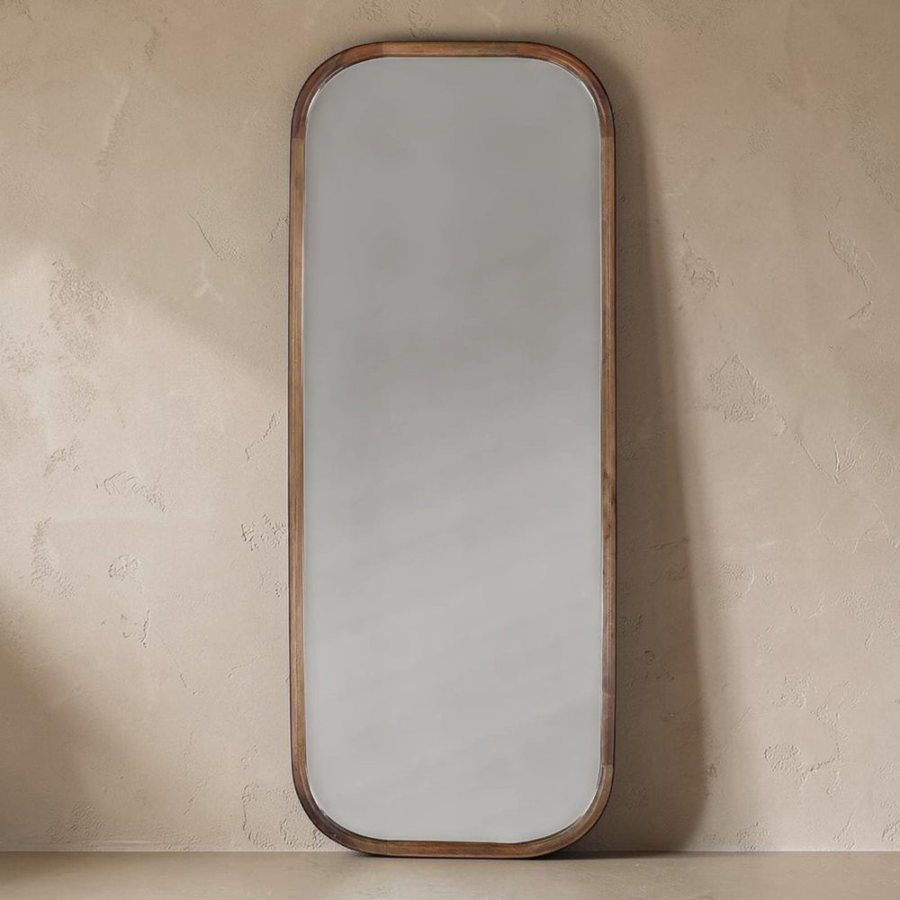 Mango Wood Floor Mirror