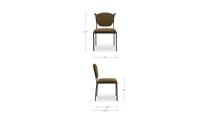 Green Wrought Iron Dining Chair