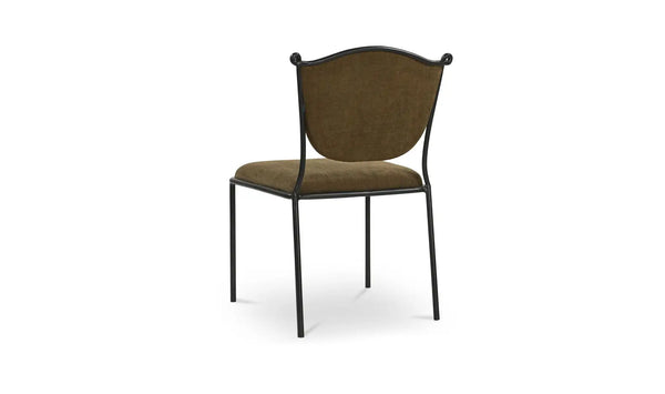 Green Wrought Iron Dining Chair
