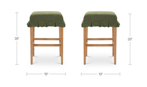 Anna Counter Stool Green