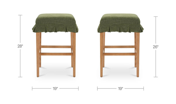Anna Counter Stool Green