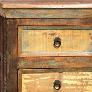 Reclaimed Hardwood 3 Drawer Nightstand