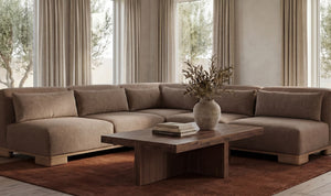 June Corner Chair Dark Brown